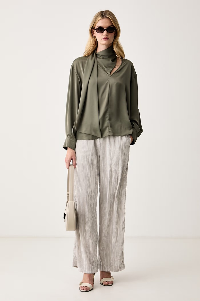 Pinko Camicetta da donna 107845.A3OS verde AW26
