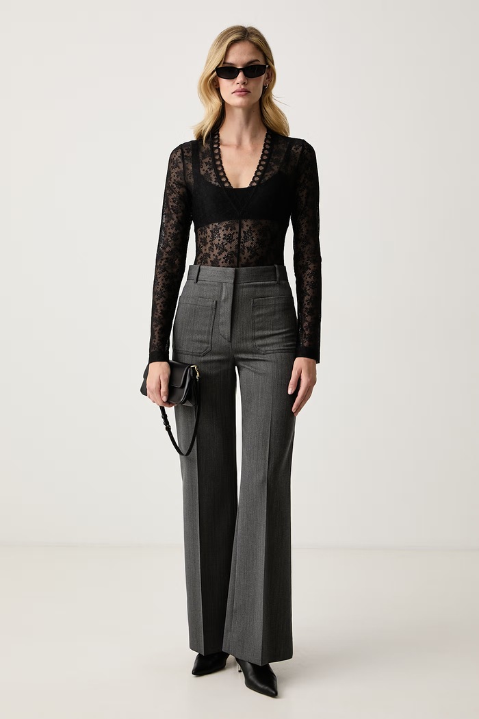 Pinko Body za žene s čipkom 107814.A3OJ crna AW26