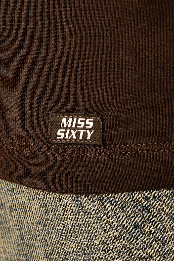 Top dámský s vlnou Miss Sixty hnědá 6M3SJ15400