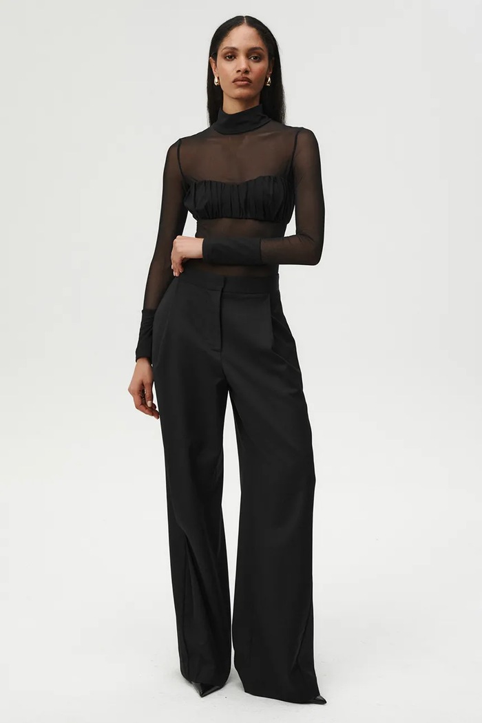 Odjeća Undress Code Body za žene Bella Bodysuit Classic 1286 crna