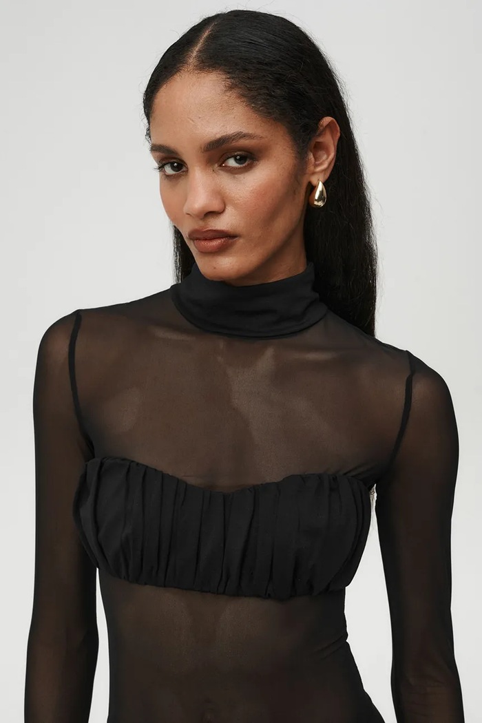 Body za žene Bella Bodysuit Classic Undress Code crna 1286