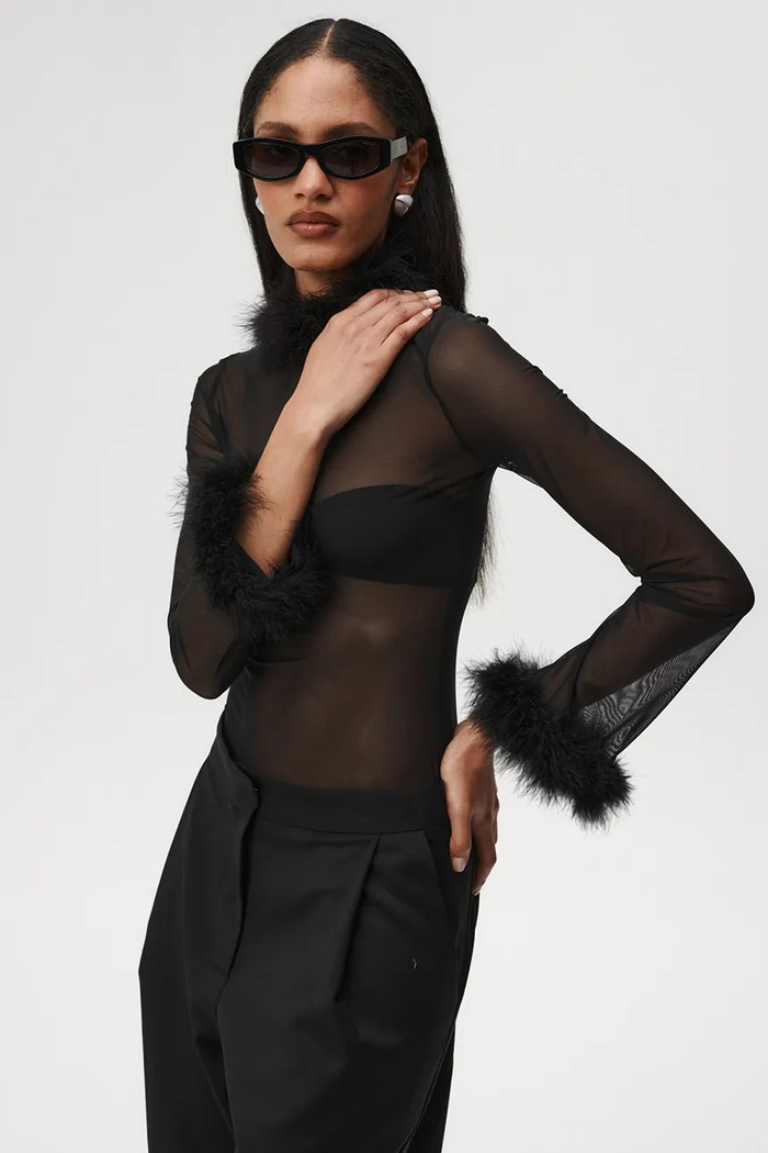 Боди дамско Supercilious Bodysuit Classic Undress Code 1308 черен