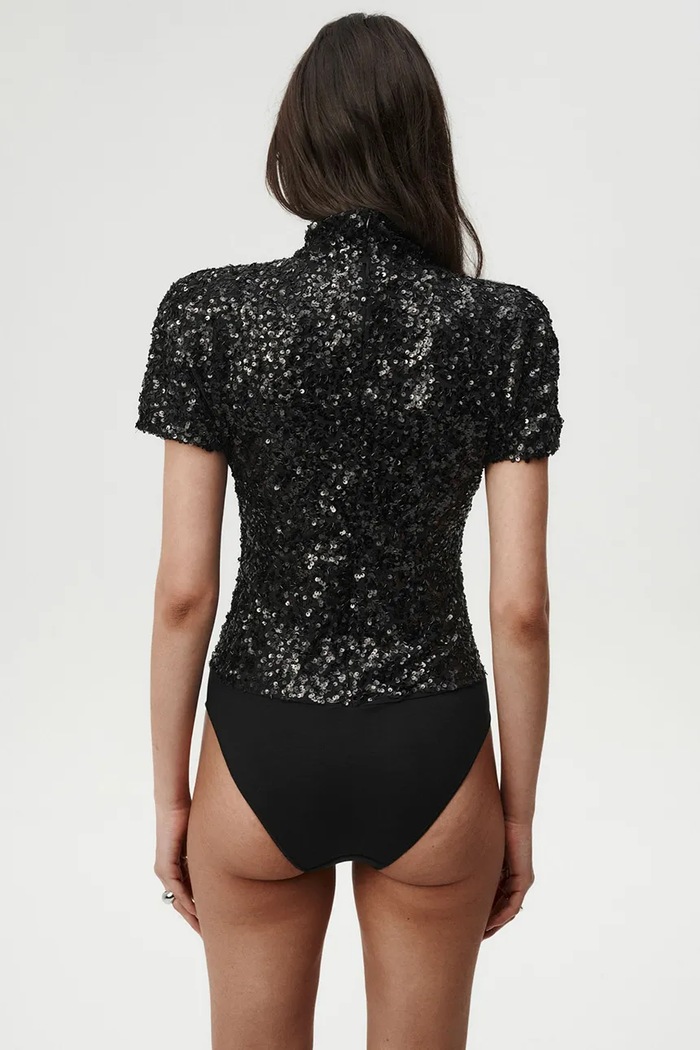 Undress Code Bluza ženska Hidden Spark Bodysuit Classic 1304 črna AW26