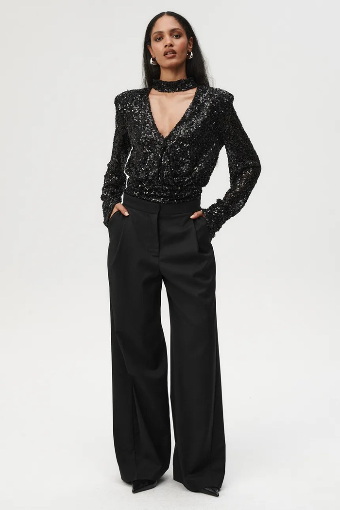 Oblačila Undress Code Bluza ženska Black Quartz Bodysuit Classic 1306UC črna