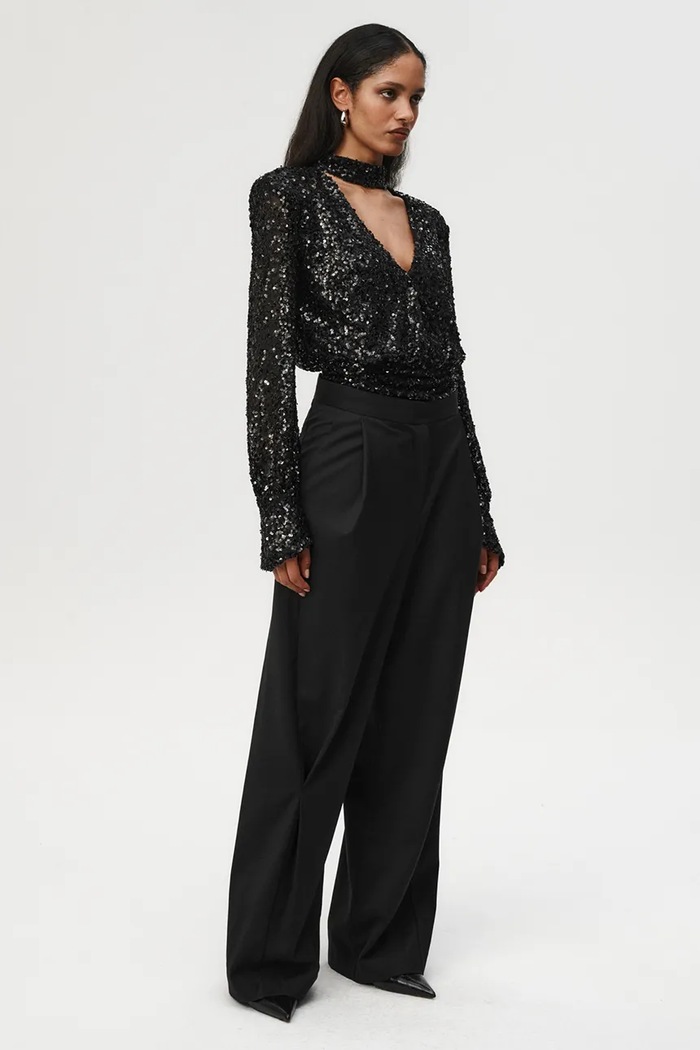 Bluza ženska Black Quartz Bodysuit Classic Undress Code 1306UC črna