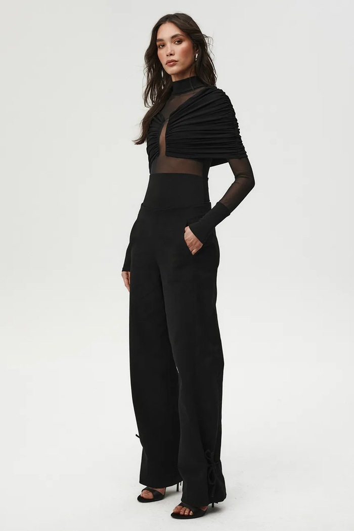 Oblačila Undress Code Bluza ženska I Dare You Bodysuit Classic 1284UC črna