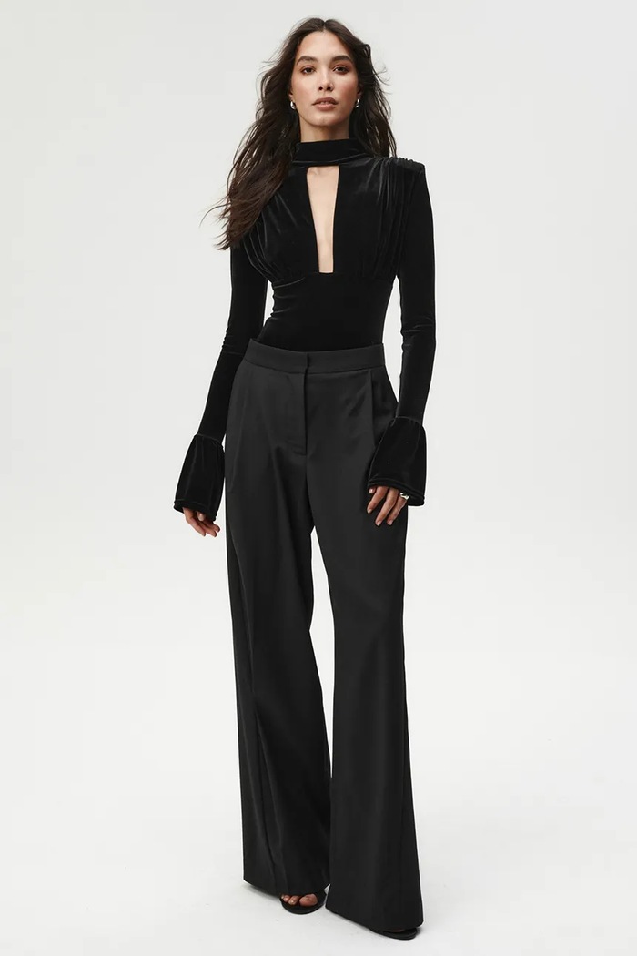 Дрехи Undress Code Блуза дамска Noir Whisper Bodysuit Classic 1270 черен