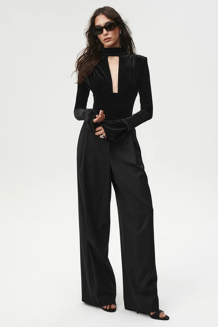 Блуза дамска Noir Whisper Bodysuit Classic Undress Code 1270 черен