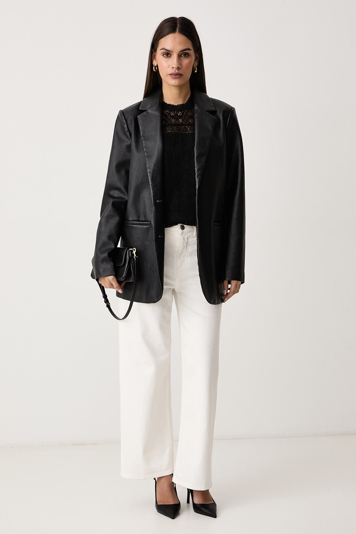 Morgan Bluzka damska koronkowa TYRIEL czarny AW26