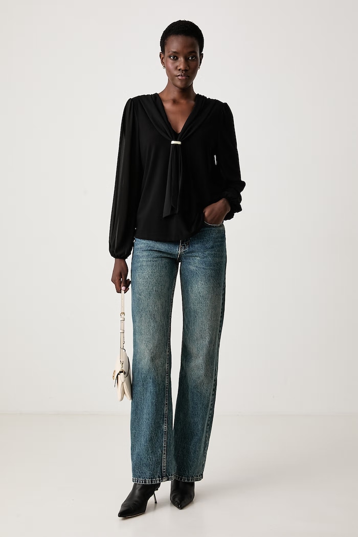 Morgan Bluzka damska THIVAL czarny AW26