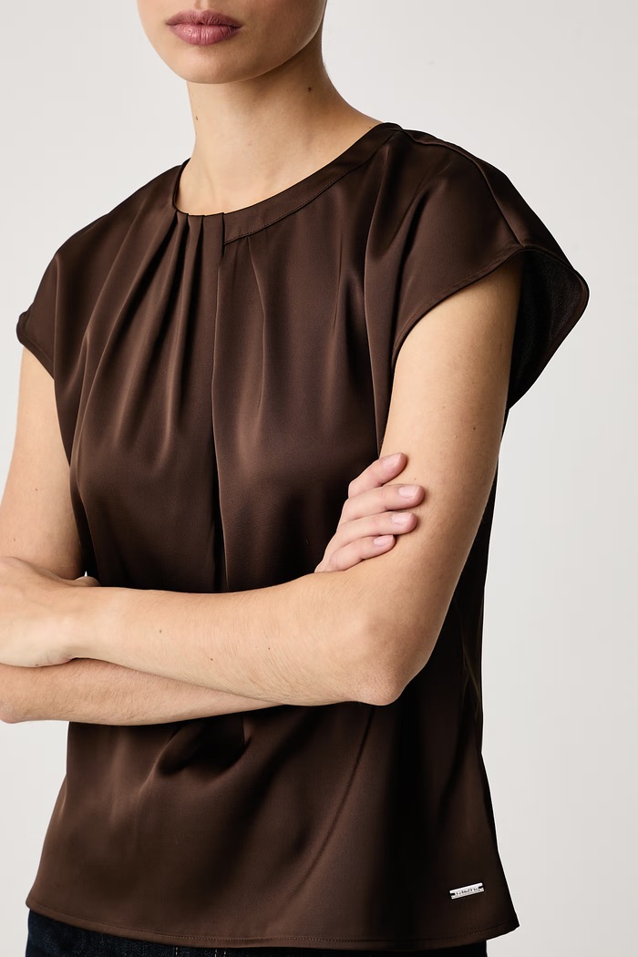 Bluza ženska Calvin Klein LV044H133G rjava