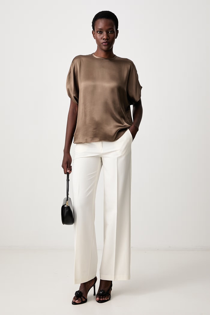 Sisley Halenka dámská z viskózy 5OEBLQ0BI hnědá AW26