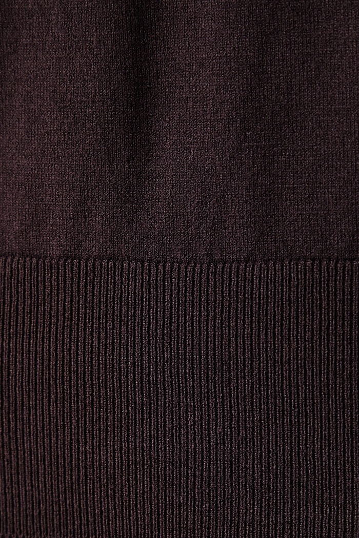 Pletena majica ženska United Colors of Benetton rjava 135PD403Z