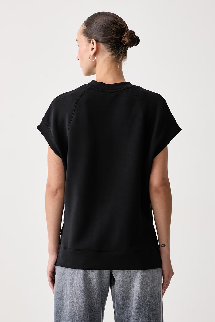 Ρούχα United Colors of Benetton T-shirt γυναικείο με μοντάλ 3QAFD10DG μαύρο