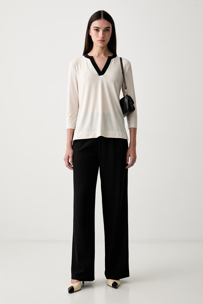 Joseph Ribkoff bluzka damska 263629 beżowy AW26
