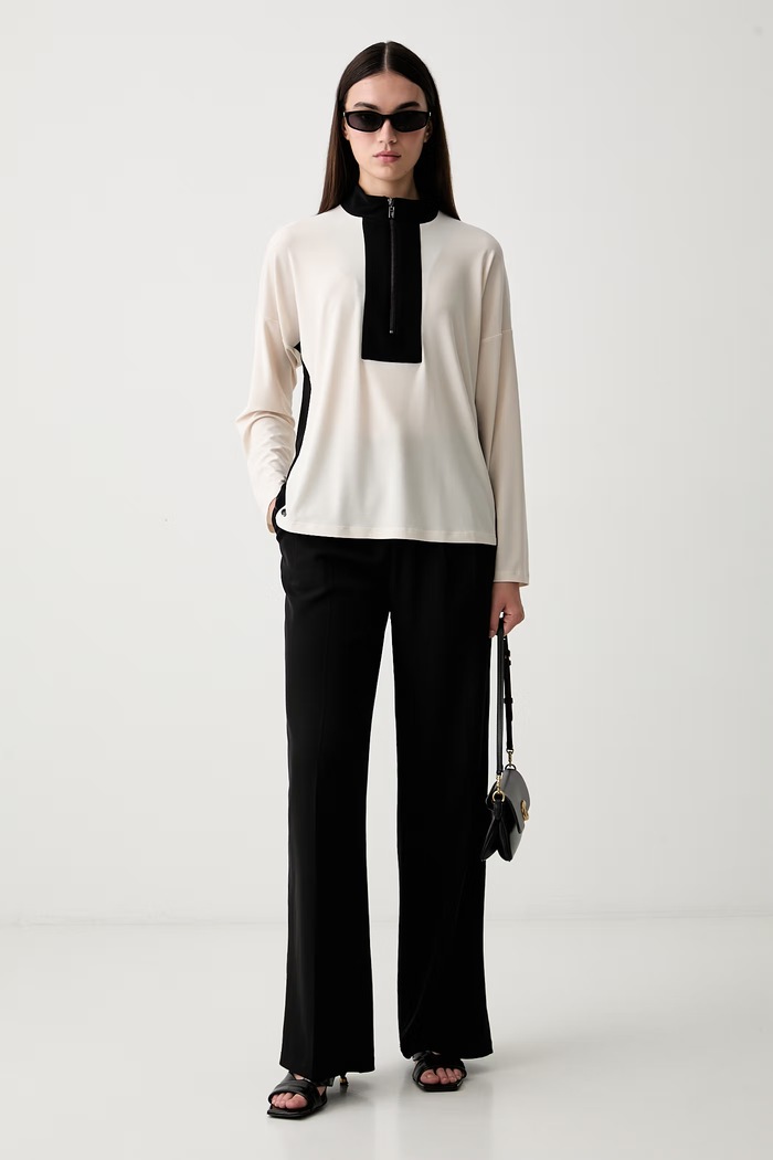 Joseph Ribkoff bluzka damska 263606 beżowy AW26