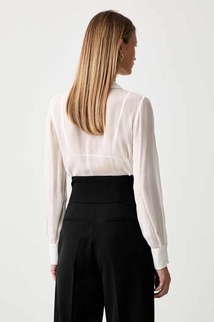Odzież Elisabetta Franchi body damskie z wiskozy CB00966E2 biały