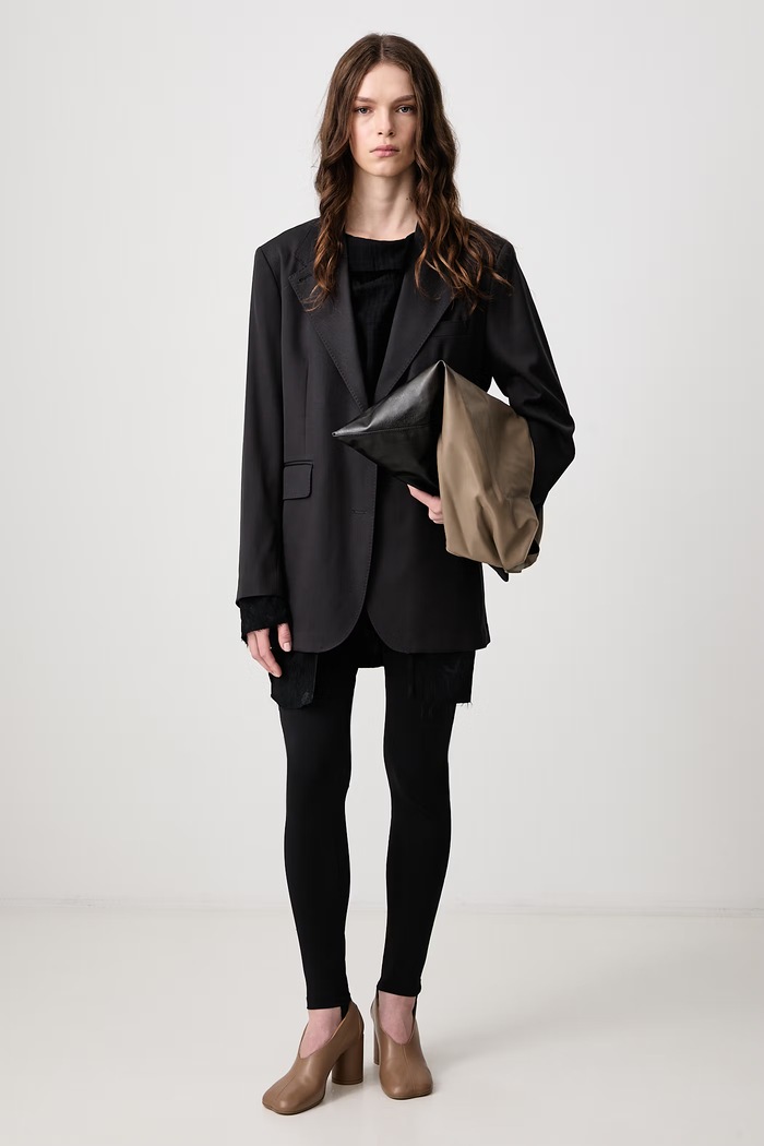 Our Legacy Блузка для женщин с добавлением шерсти в клетку W4262RSC чёрный AW26