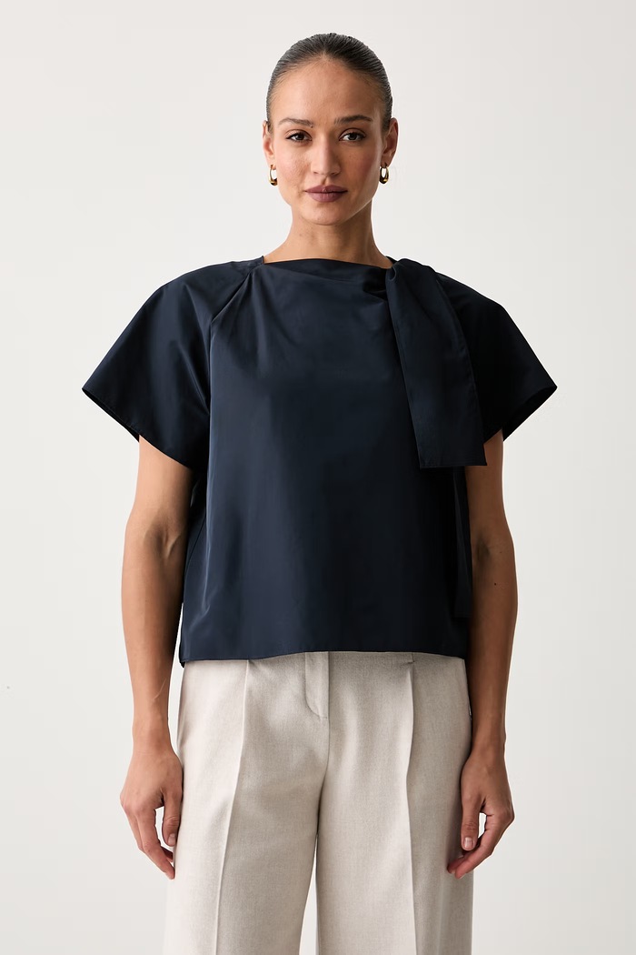 Weekend Max Mara bluzka damska WKDRECENTE granatowy 2625166071600