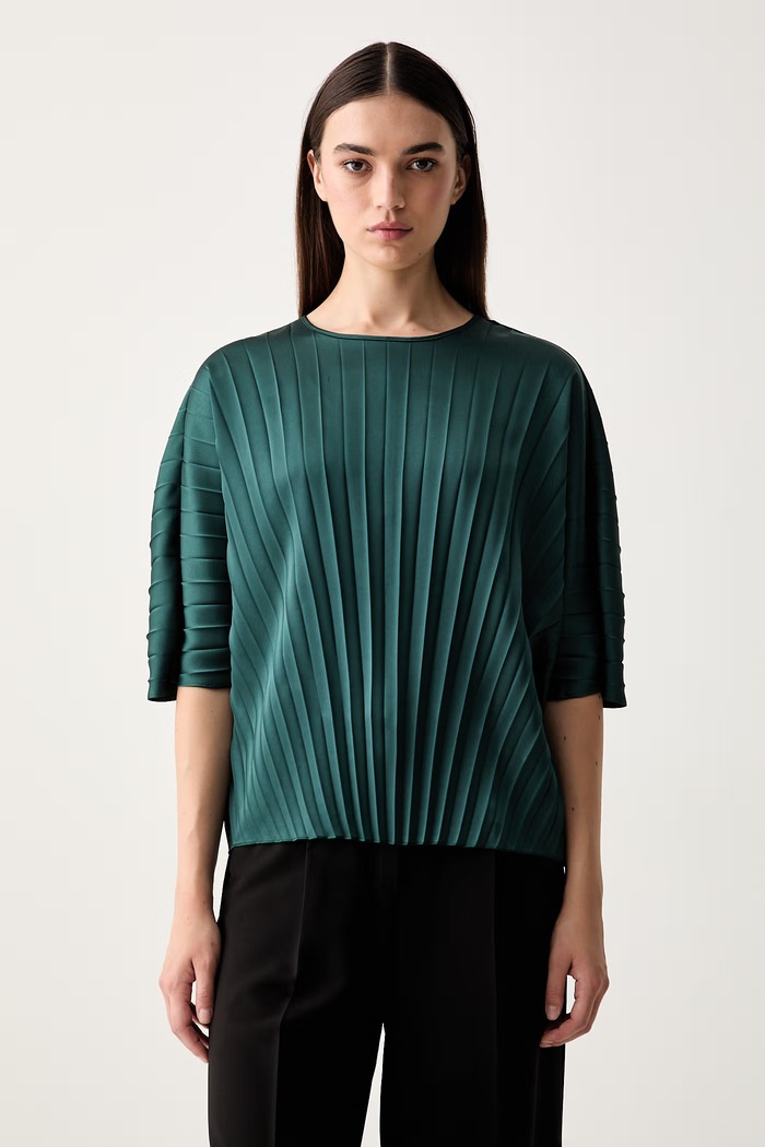 Weekend Max Mara bluzka damska WKDAUREO zielony 2625166051600