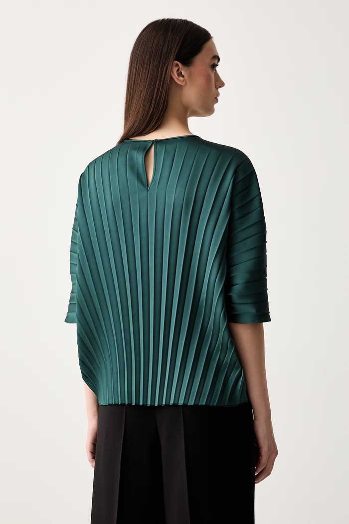 Odzież Weekend Max Mara bluzka damska WKDAUREO 2625166051600 zielony