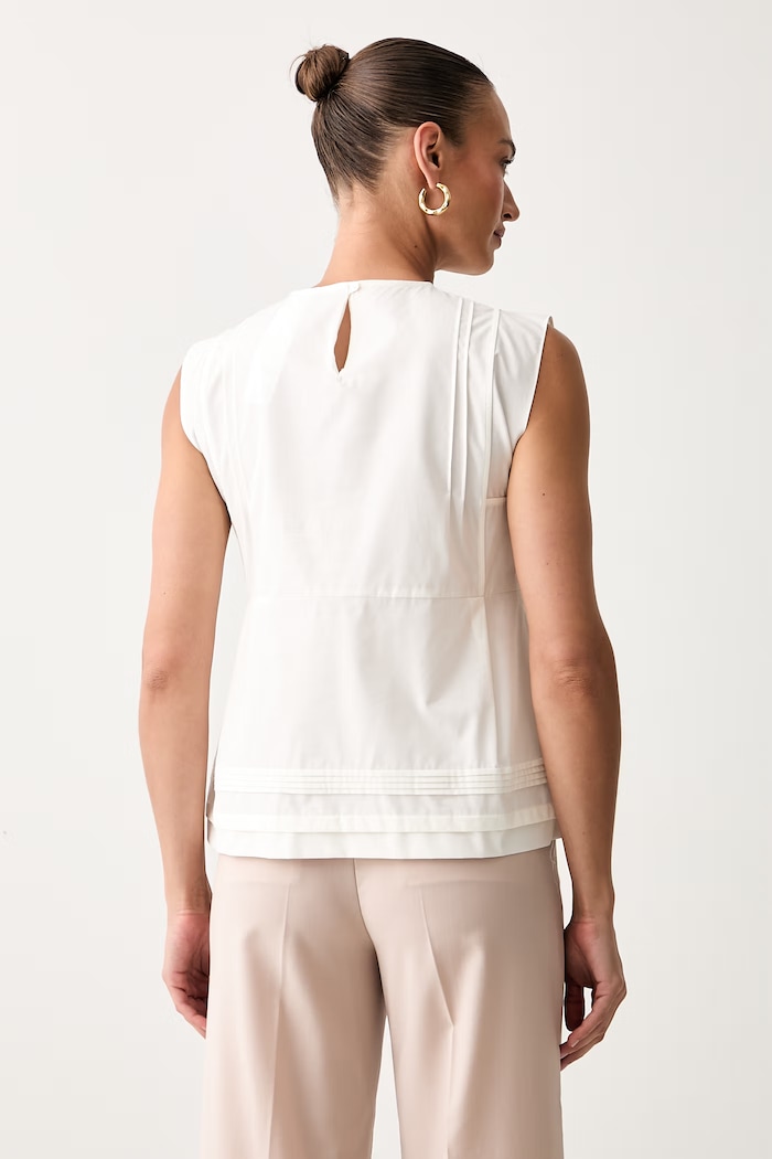 Odzież Weekend Max Mara bluzka damska bawełniana WKDVALLO 2625166041600 beżowy