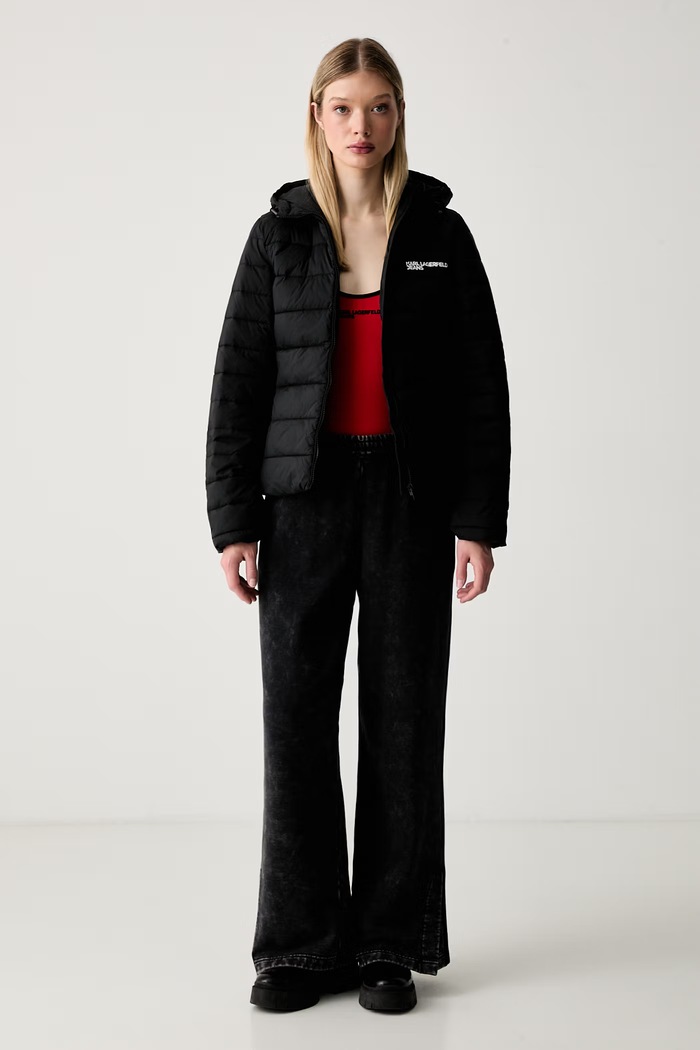 Karl Lagerfeld Jeans body damskie z bawełną B3W17028 czerwony AW26