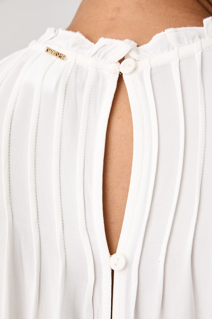Twinset bluzka damska z wiskozy 262TP2250 beżowy