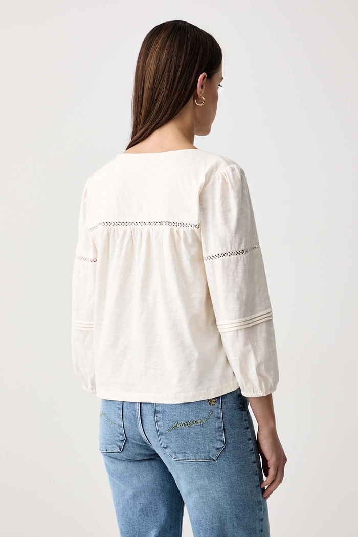 Odzież Hoss Intropia Longsleeve damski bawełniany 9104334 beżowy