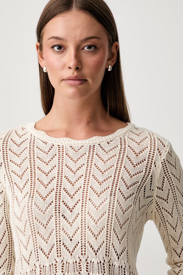 Hoss Intropia sweter damski beżowy 6384044