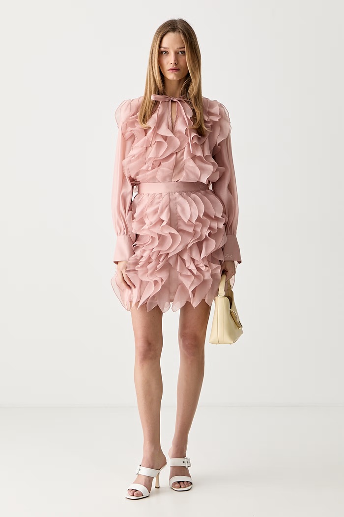 Karl Lagerfeld μπλούζα γυναικεία B3W11018 ροζ AW26