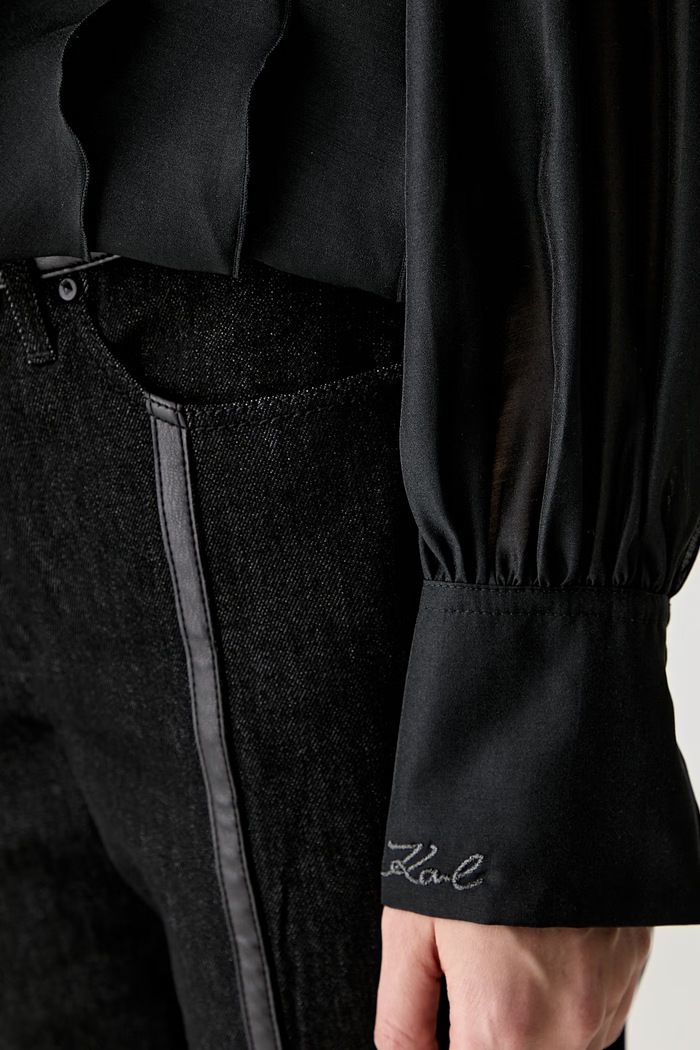 Karl Lagerfeld μπλούζα γυναικεία B3W11018 μαύρο