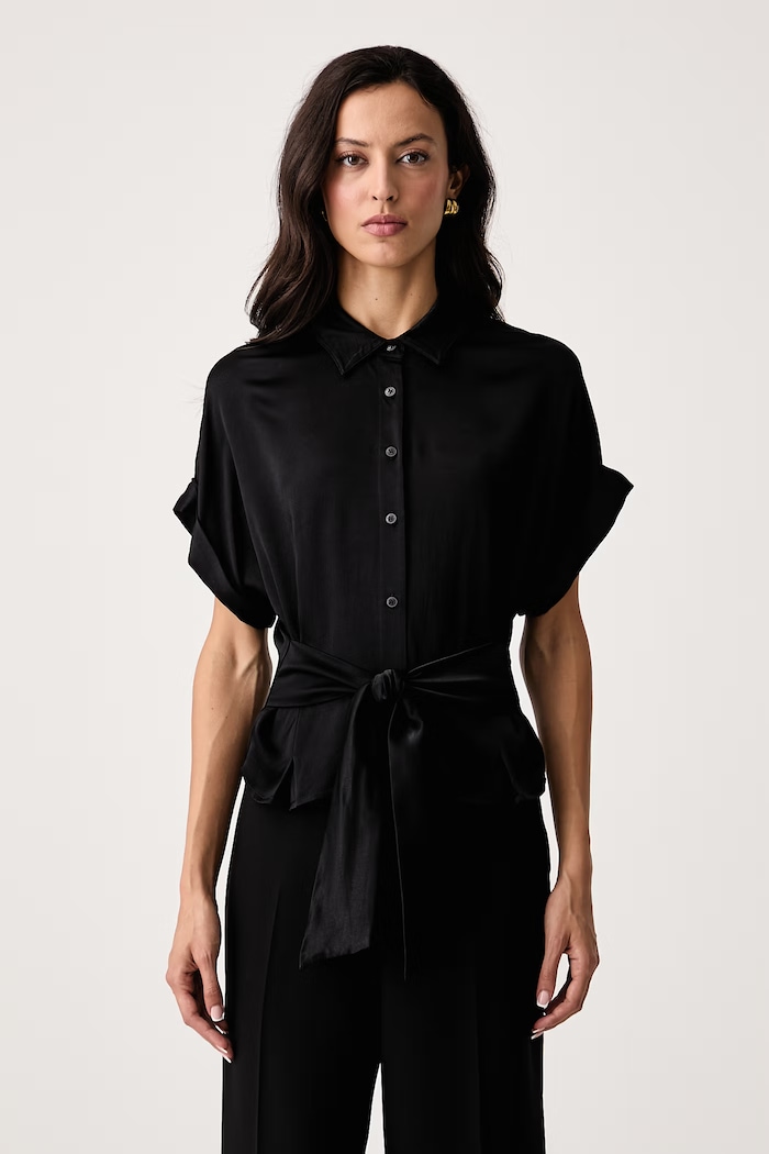 Guess Koszula damska JULIE czarny W6BH56.W4400