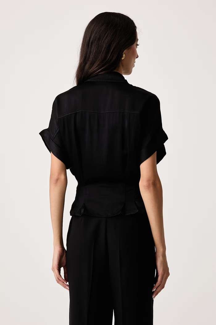 Odzież Guess Koszula damska JULIE W6BH56.W4400 czarny