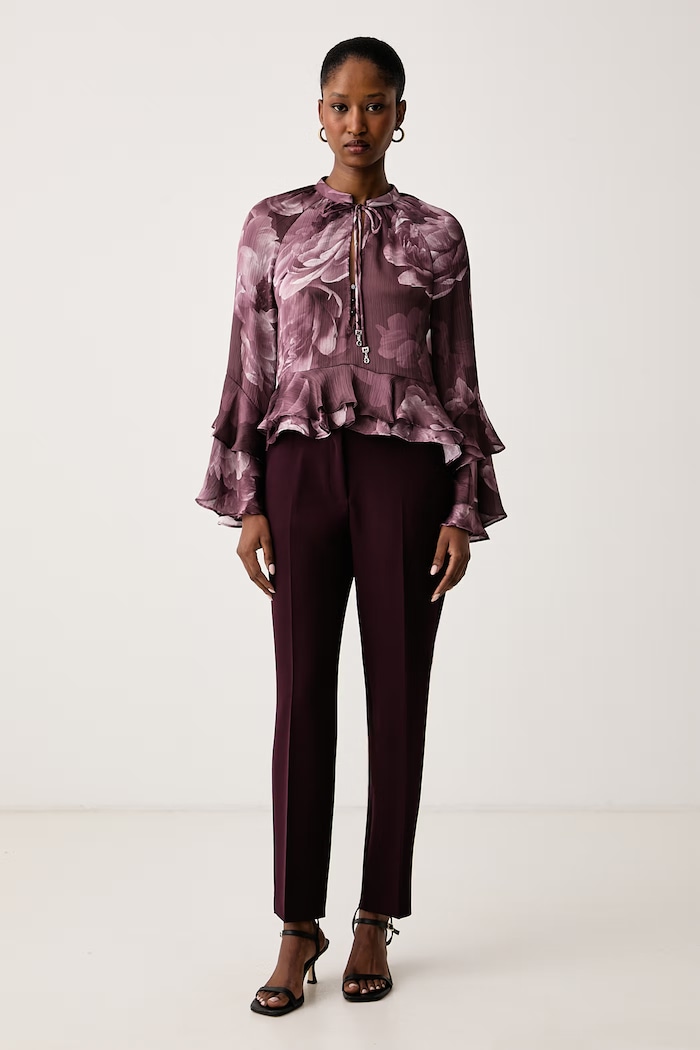 Guess Bluza s volanima za žene NICOLE W6BH45.W4235 roza AW26