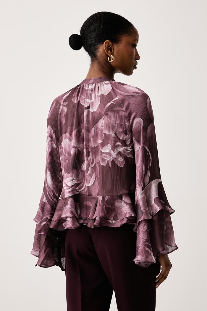Odjeća Guess Bluza s volanima za žene NICOLE W6BH45.W4235 roza