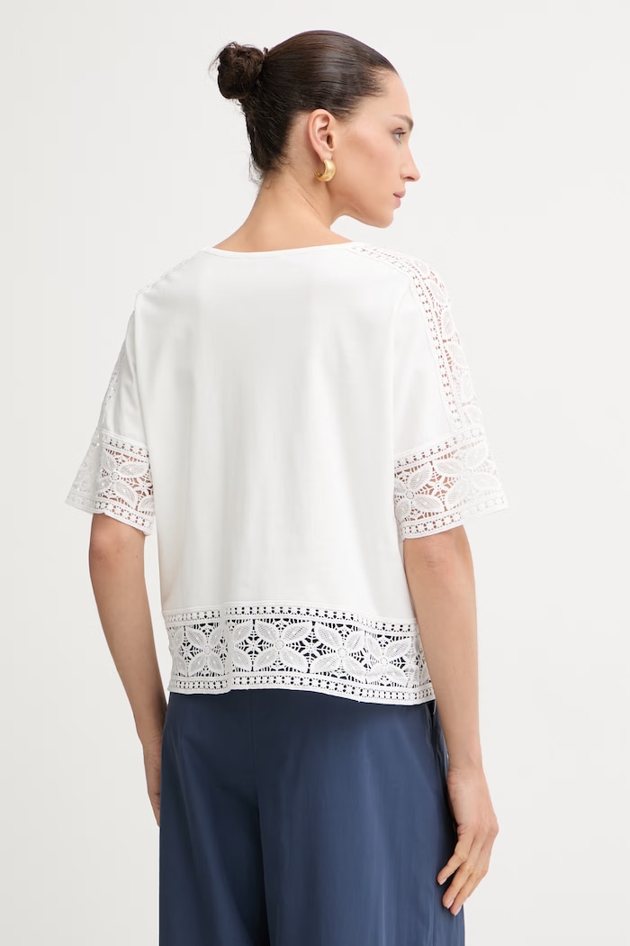 Îmbrăcăminte Morgan tricou pentru femei, din bumbac DTAL 261.DTAL alb