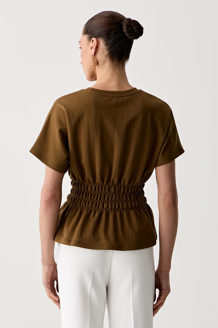 Ρούχα Morgan t-shirt γυναικείο με βαμβάκι DMADE 261.DMADE πράσινο