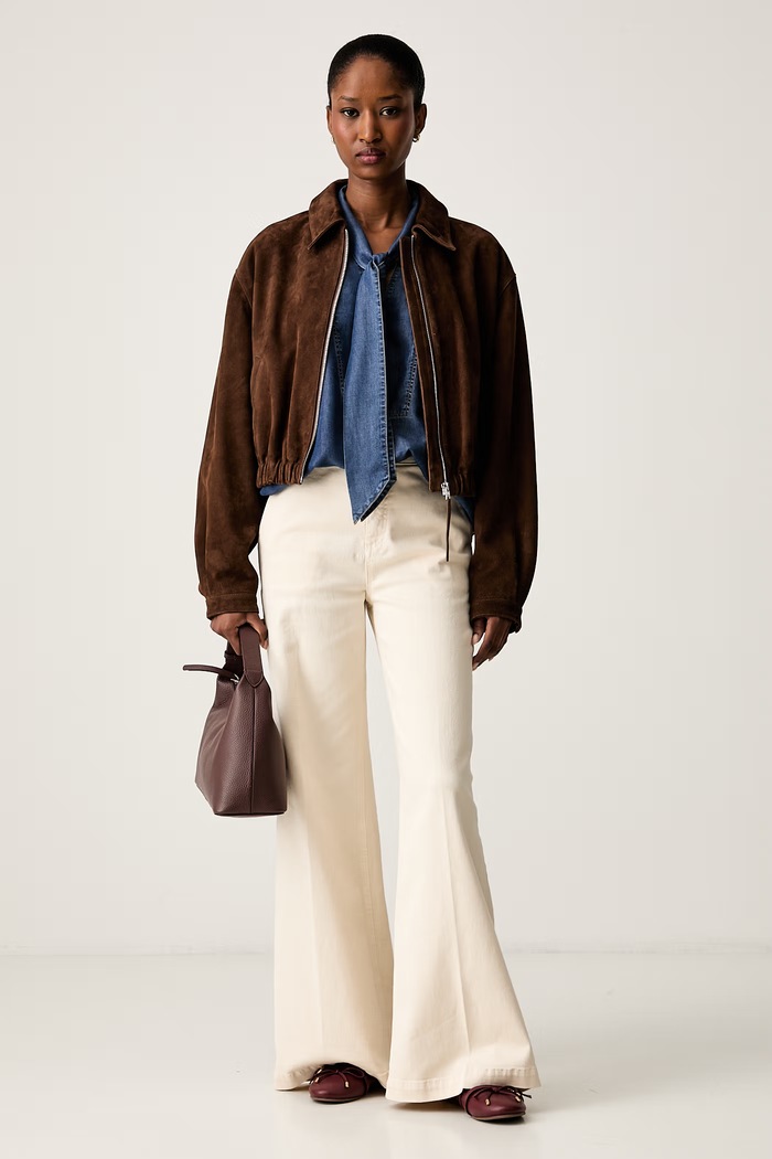 BOSS Orange блузка для женщин из лиоцелла C_Betilla 50566353 голубой AW26