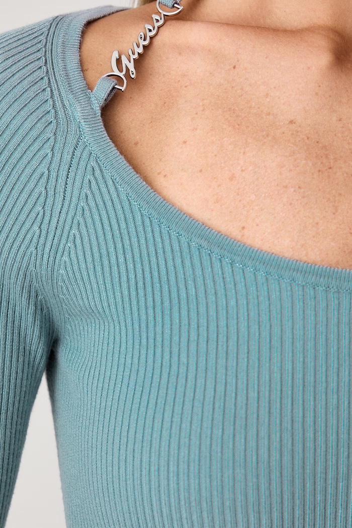 Guess sweter damski z wiskozą MEGHAN W6YR22.Z0966