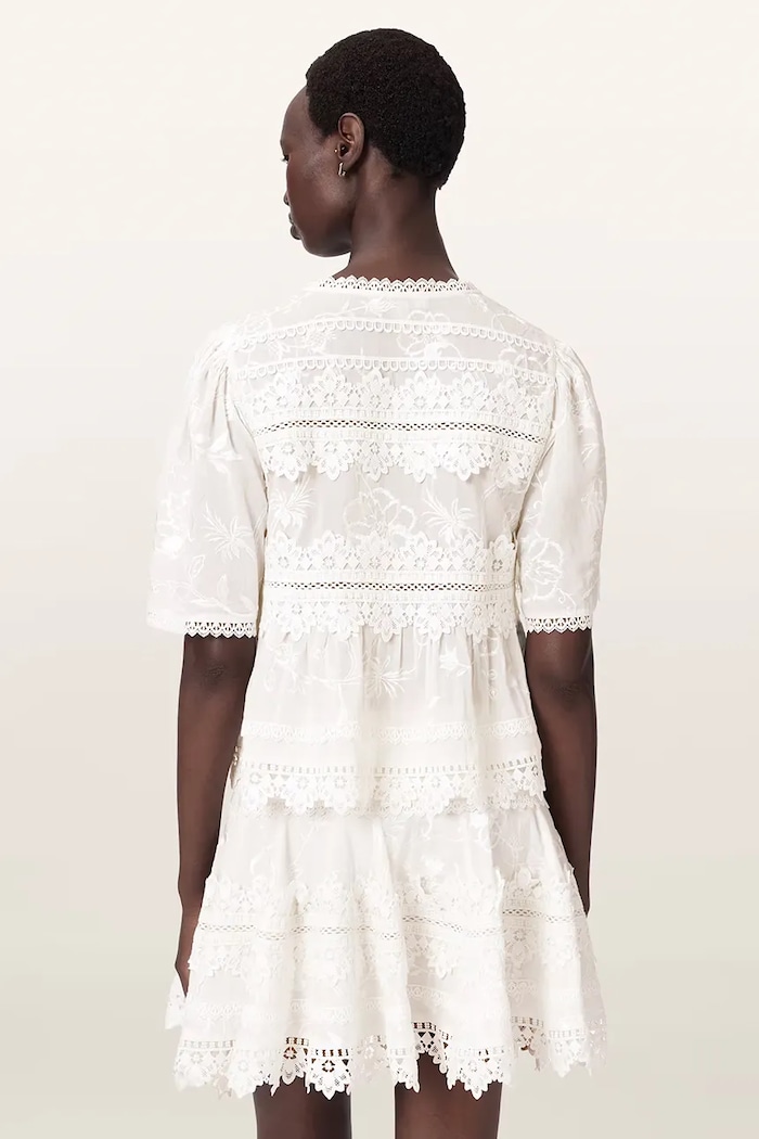 AllSaints bluzka damska bawełniana LILLITH W047PE biały AW26