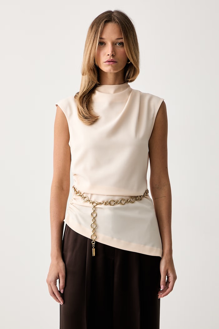 Marciano by Guess блузка жіноча KAMILA бежевий G6YH15.W3206