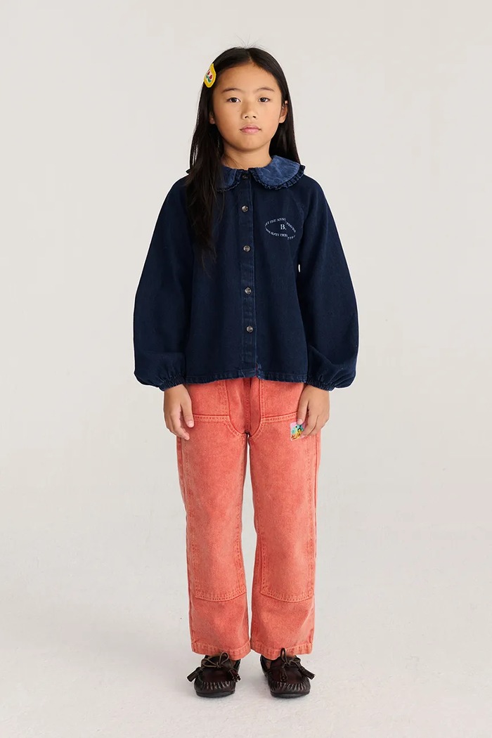 Bobo Choses camicia per bambini in jeans Mystery blu navy 226AC024