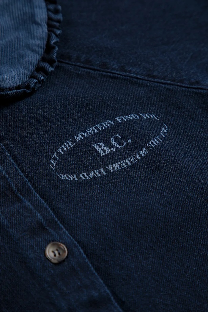 Bobo Choses camicia per bambini in jeans Mystery blu navy 226AC024