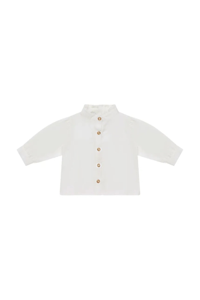 Donsje cămașă pentru copii din bumbac Fini Blouse alb 4107900