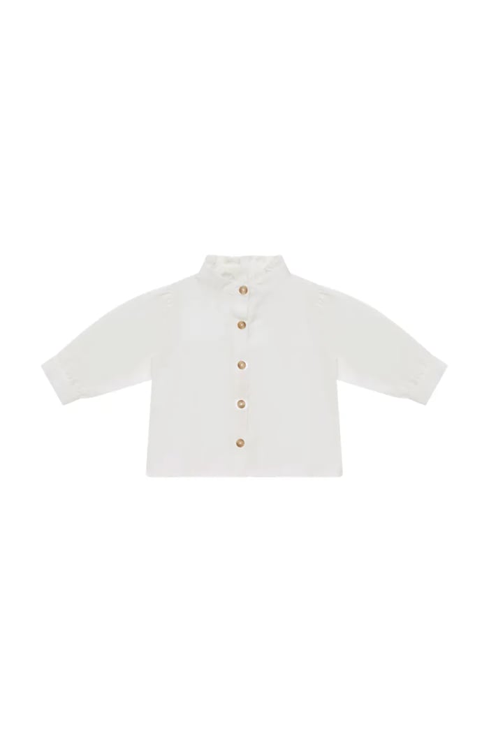 Donsje cămașă pentru copii din bumbac Fini Blouse alb 4107900