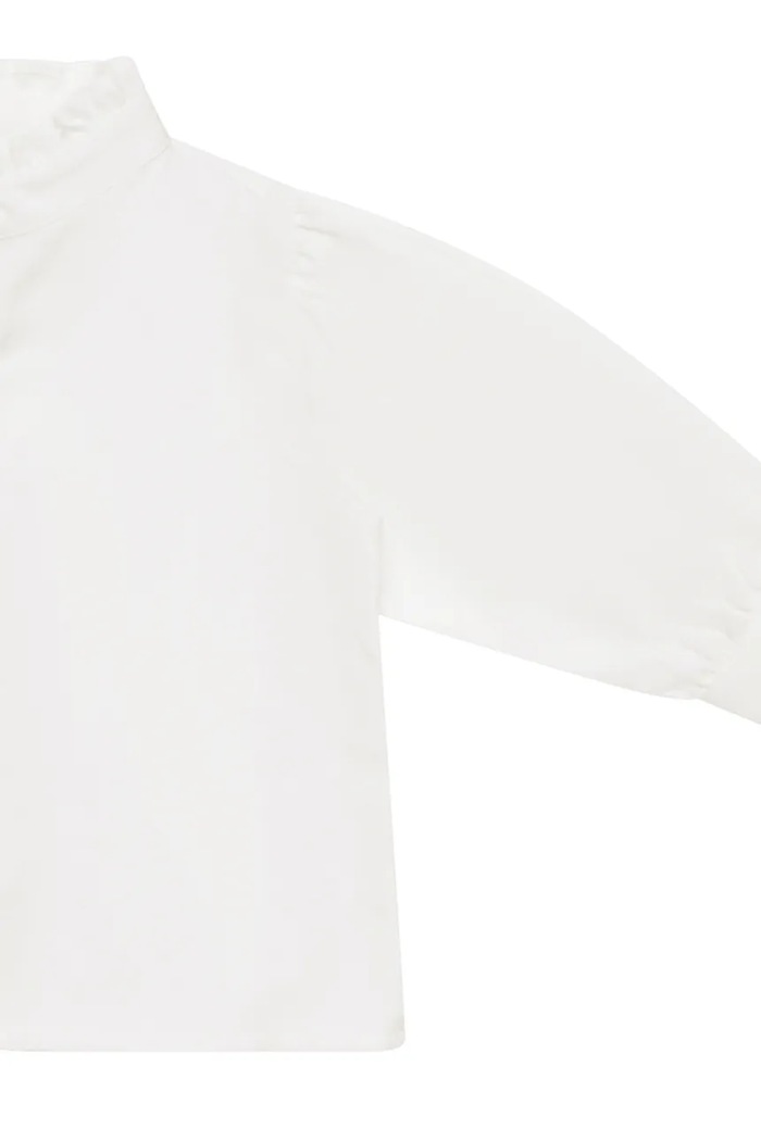 Fete Donsje cămașă pentru copii din bumbac Fini Blouse 4107900 alb