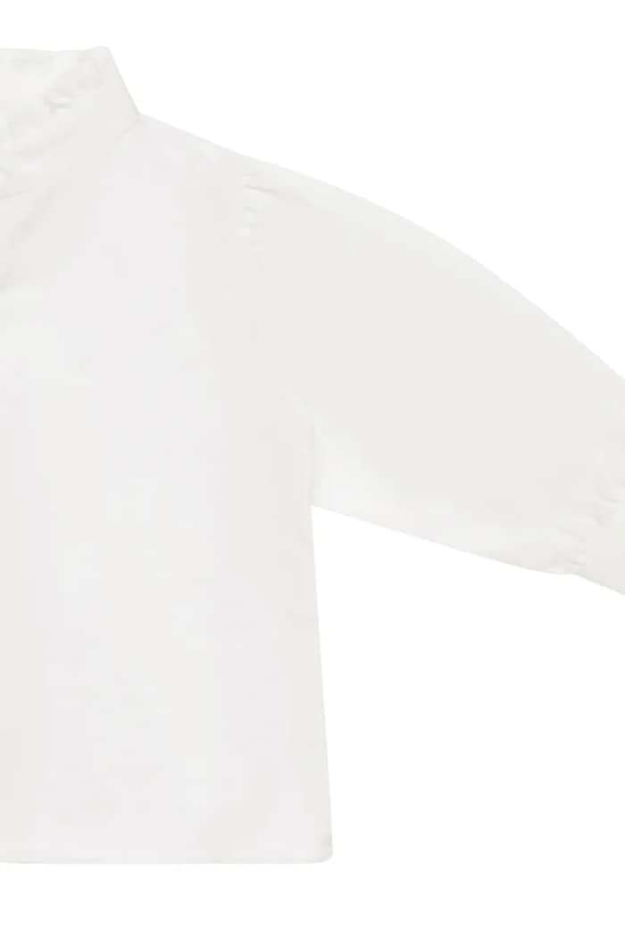 Fete Donsje cămașă pentru copii din bumbac Fini Blouse 4107900 alb