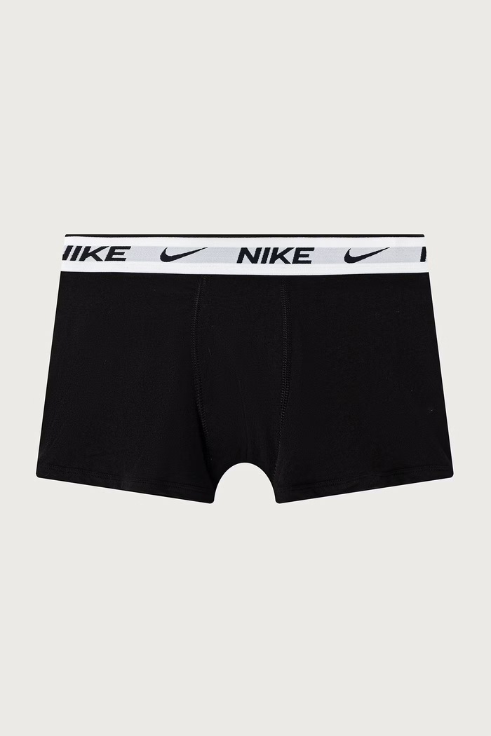 Bokserki dziecięce bawełniane z elastanem 5-pack Nike 9N1277 czarny