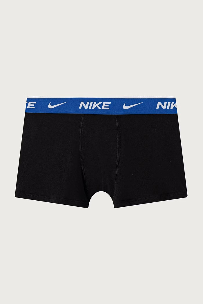 Bokserki dziecięce bawełniane z elastanem 5-pack Nike czarny 9N1277